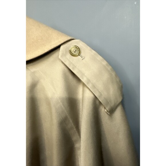Burberrys of London Trench Coat Beige with Removable Liner Sz 44 Long - Picture 15 of 16